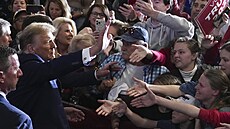 Donald Trump vede volební kampa v Jiní Karolín. (14. února 2024)