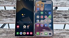 Samsung Galaxy S24 Ultra a Apple iPhone 15 Pro Max