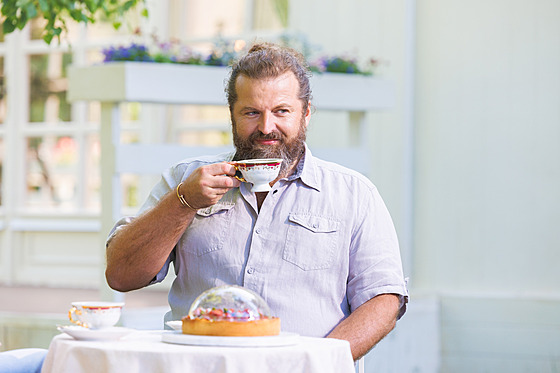 Josef Mar�álek s tartaletkou, kterou si p�ipravil jako technickou výzvu pro...