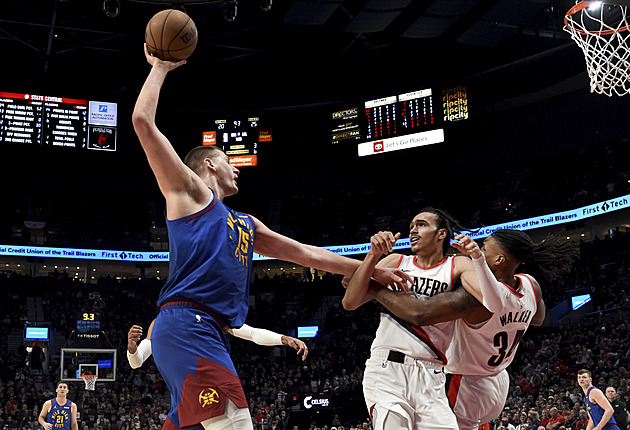 Jokič zaznamenal v NBA druhý triple double po sobě a pomohl Denveru k výhře