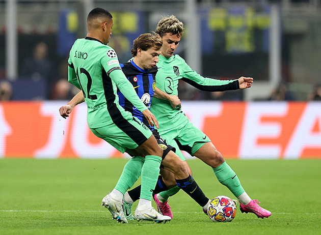 ONLINE: Inter hájí náskok proti Atléticu, o čtvrtfinále LM bojuje i Dortmund s PSV