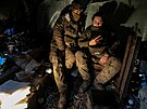 Ukrajintí vojáci nedaleko Avdijivky (25. února 2024)