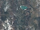 Satelitní snímek ukrajinské Avdijivky ze 17. února 2024 