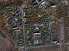 Satelitní snímek ukrajinské Avdijivky z 16. íjna 2021 
