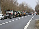 Protestujc zemdlci zastavili provoz na hraninm pechodu na Slovensko v...
