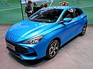 Malý hybridní hatchback MG3 na autosalonu v enev 2024