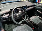 Malý hybridní hatchback MG3 na autosalonu v enev 2024