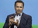Hollywoodský herec, bývalý politik a klimatický aktivista Arnold Schwarzenegger...