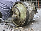Zbytky severokorejské balistické rakety KN-23 pouívané Ruskem na Ukrajin (11....