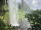 Oblíbenou výletní destinací Hany Martinkové v Ugand byly vodopády Sipi Falls.