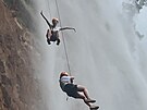 Oblíbenou výletní destinací Hany Martinkové v Ugand byly vodopády Sipi Falls.