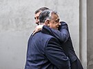 Ma�arský premiér Viktor Orbán se setkal s Andrejem Babi�em. (27. února 2024)