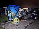 idi pi nehod nákladní auto poádn zdemoloval. (26. února 2024)