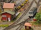 Studenti sestavili modelov� koleji�t� v m���tku 1:87. Vl��ky na n�m jezd� a...