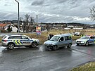 �idi� uj�d�l p�ed policejn� hl�dkou, v Dob��i naboural. (22. �nora 2024)