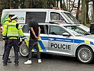 �idi� uj�d�l p�ed policejn� hl�dkou, v Dob��i naboural. (22. �nora 2024)