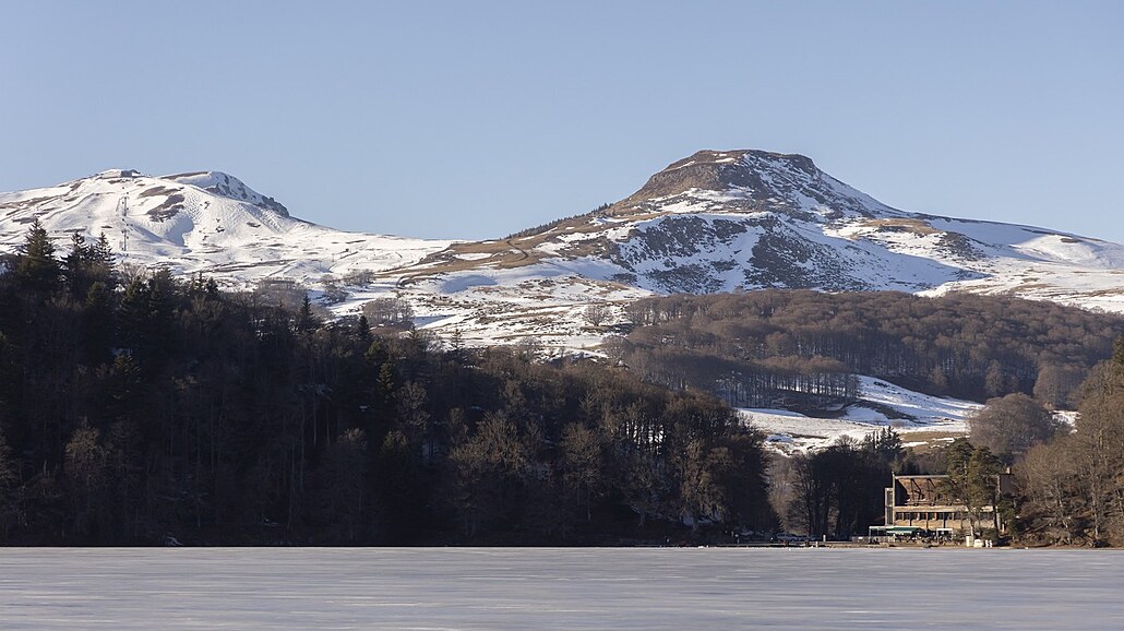 Hora Puy de Sancy (30. ledna 2022)