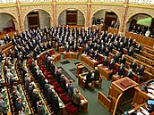 Jednání maďarského parlamentu (26. února 2024)