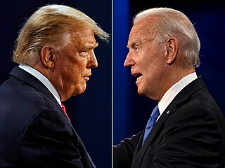 Donald Trump a Joe Biden