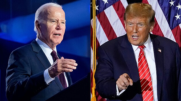 Joe Biden (vlevo) a Donald Trump.