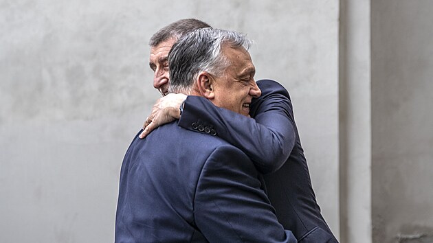 Ma�arsk� premi�r Viktor Orb�n se setkal s Andrejem Babi�em. (27. �nora 2024)