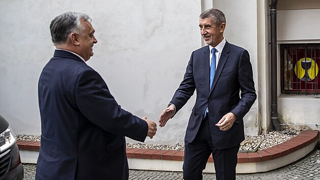Ma�arsk� premi�r Viktor Orb�n se setkal s Andrejem Babi�em. (27. �nora 2024)