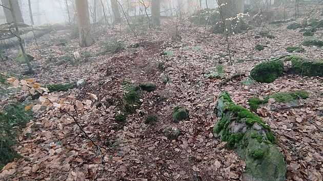 Pod Klet� za�ala vznikat tra� v chr�n�n� p��rod�.