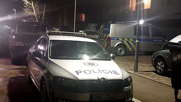 Policie vyetuje trojnsobnou vradu v Hoovicch. (25.nora 2024)