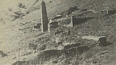 Pozůstatky �e�enské vesnice Chajbach