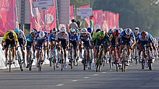 Záv�r páté etapy v závodu Kolem Spojených arabských emirát�. Triumf slavil...