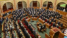 Jednání maďarského parlamentu (26. února 2024)
