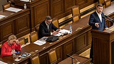 Ministryn� obrany Jana �ernochová (ODS), ministr vnitra Vít Raku�an (STAN) a...