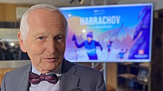 Do bílé stopy se til i léka Jan Pirk, který s oblibou bhá na lyích.