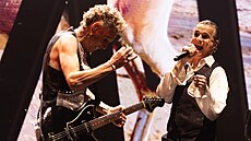 Koncert skupiny Depeche Mode (22. února 2024, O2 arena, Praha). Na snímku David...