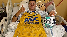 Simona Perková, fotbalistka Teplic. Podpo�il jí i ligový tým.