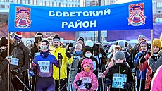 Start lyaských závod v Rusku.