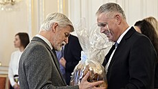 Prezident Petr Pavel p�ijal na Pra�ském hrad� starosty vít�zných obcí sout�e...