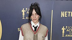 Billie Eilish na SAG Awards v Los Angeles (24. února 2024)