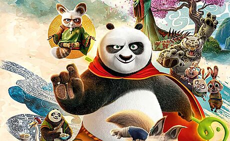 Z plakátu filmu Kung Fu Panda 4