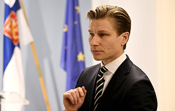 Finský ministr obrany Antti Häkkänen (12. prosince 2023)