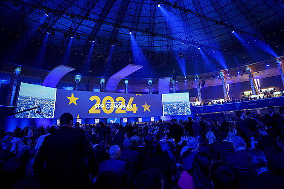 Kongres Evropské lidové strany v Bukureti (6. bezna 2024)