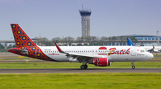 Airbus A320 spolenosti Batik Air v Jakart (27. ledna 2018)
