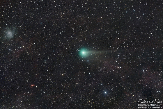 Kometu zachycenou na tomto snímku objevil 12. ervence 1812 francouzský...