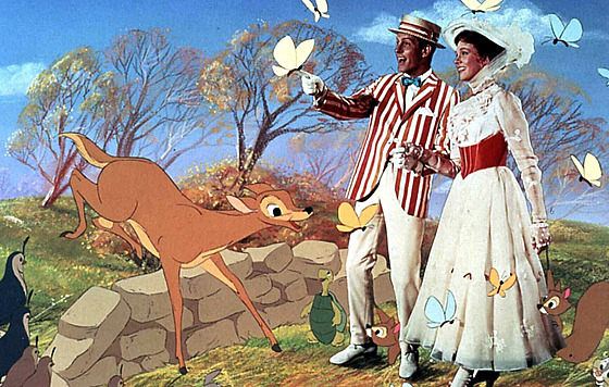 Dick van Dyke a Julie Andrewsová v pohádce Mary Poppins (1964)