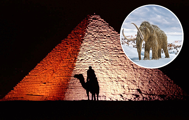 Překvapivá historická setkání: mamuti a pyramidy, gilotina a Hvězdné války