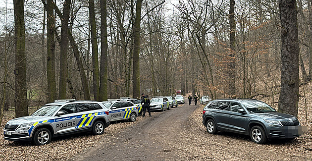 Policisté vyetují znásilnní v Kunratickém lese (5. bezna 2024)