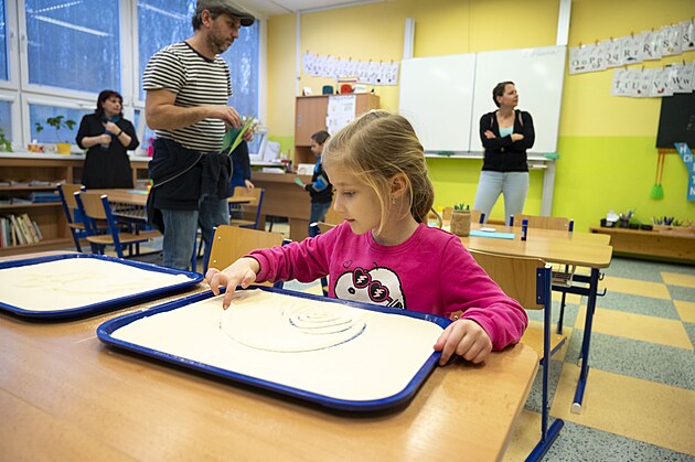 Den otevených dveí na zlínské základní kole M. Ale (bezen 2024)