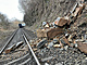 Nehoda vlaku u Olešnice na Náchosku. (1. 3. 2024)