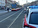 V Praze 5 srazila tramvaj chodkyni, ena na míst zemela. (4. bezna 2024)