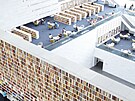 Tianjin Library, projekt Rikena Jamamota, který obdrel Pritzkerovu cenu za...